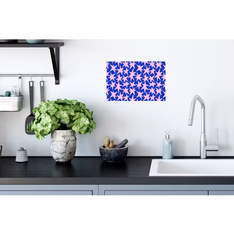 Muursticker - Modern - Sterren - Blauw — 2