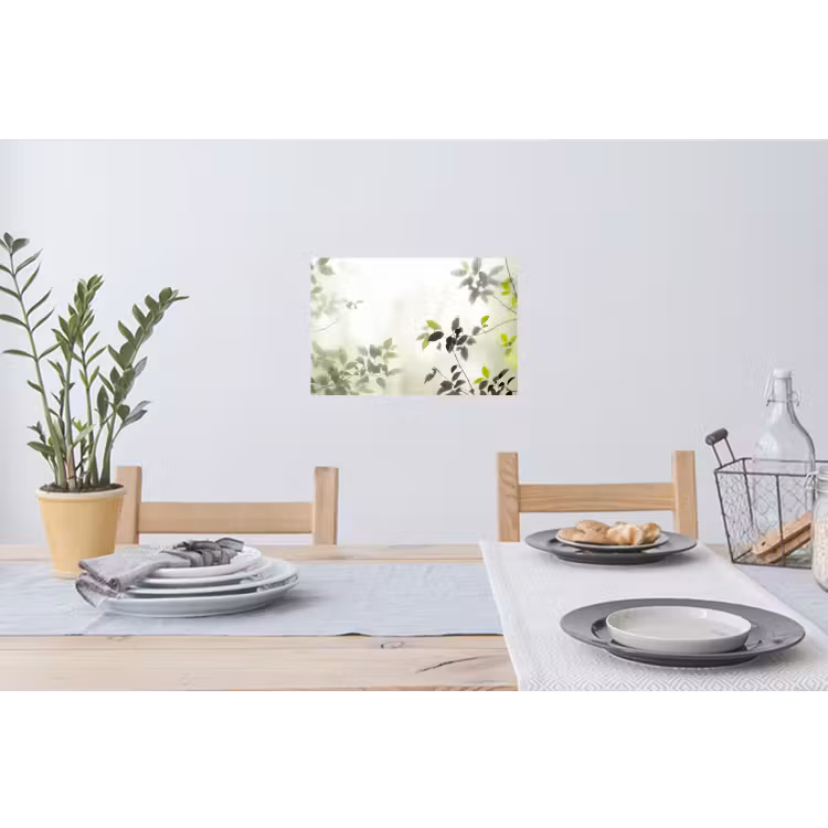 Muursticker - Blad - Schaduw - Natuur - Abstract - Groen — 3