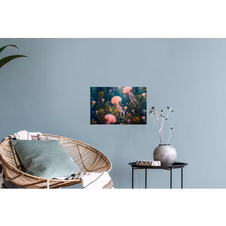 Muursticker - Kwal - Roze - Onderwater - Zeeleven - Dieren — 4