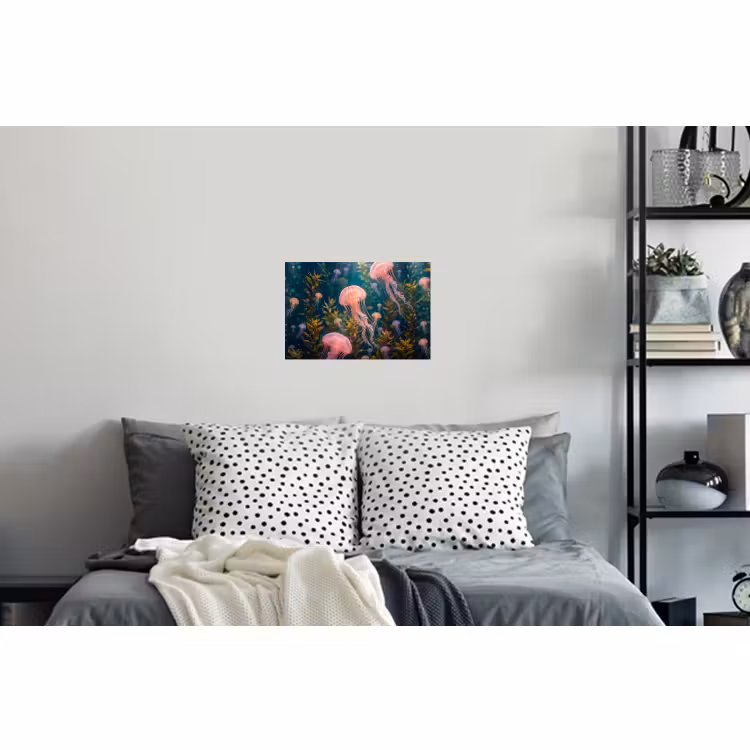 Muursticker - Kwal - Roze - Onderwater - Zeeleven - Dieren — 5