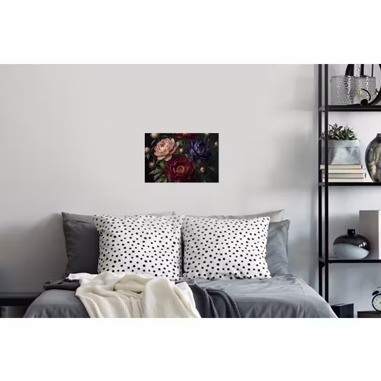 Muursticker - Bloemen - Boeket - Natuur - Modern - Donker — 5