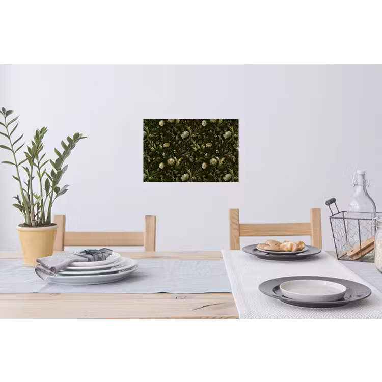 Muursticker - Botanisch - Naadloos - Bloemen — 3