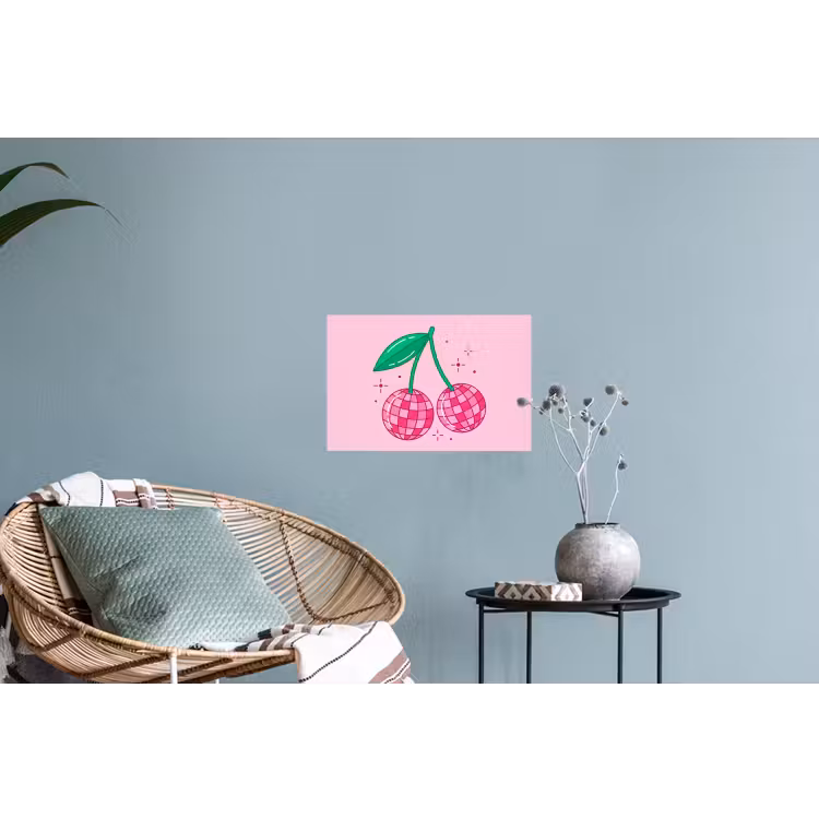 Muursticker - Decoratie - Disco-bal - Feest - Roze — 4