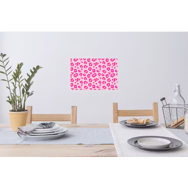 Muursticker - Dierenprint - Patroon - Abstract - Modern - Roze — 3