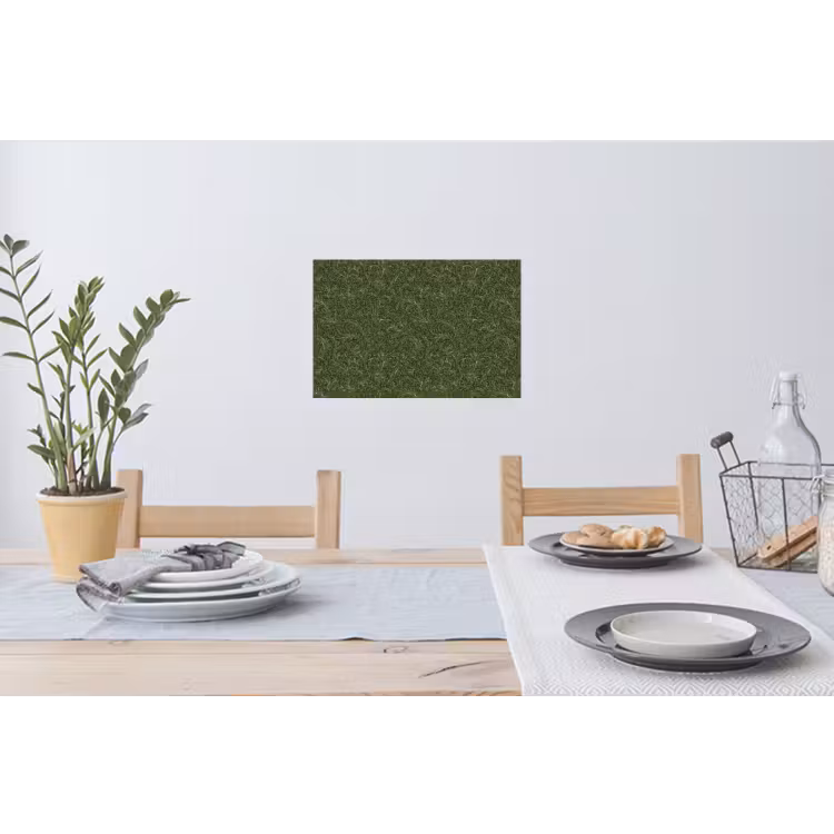 Muursticker - Donker - Groen - Krullend - Botanisch — 3