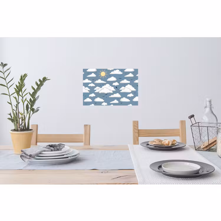 Muursticker - Lucht - Zon - Wolken - Natuur - Blauw — 3