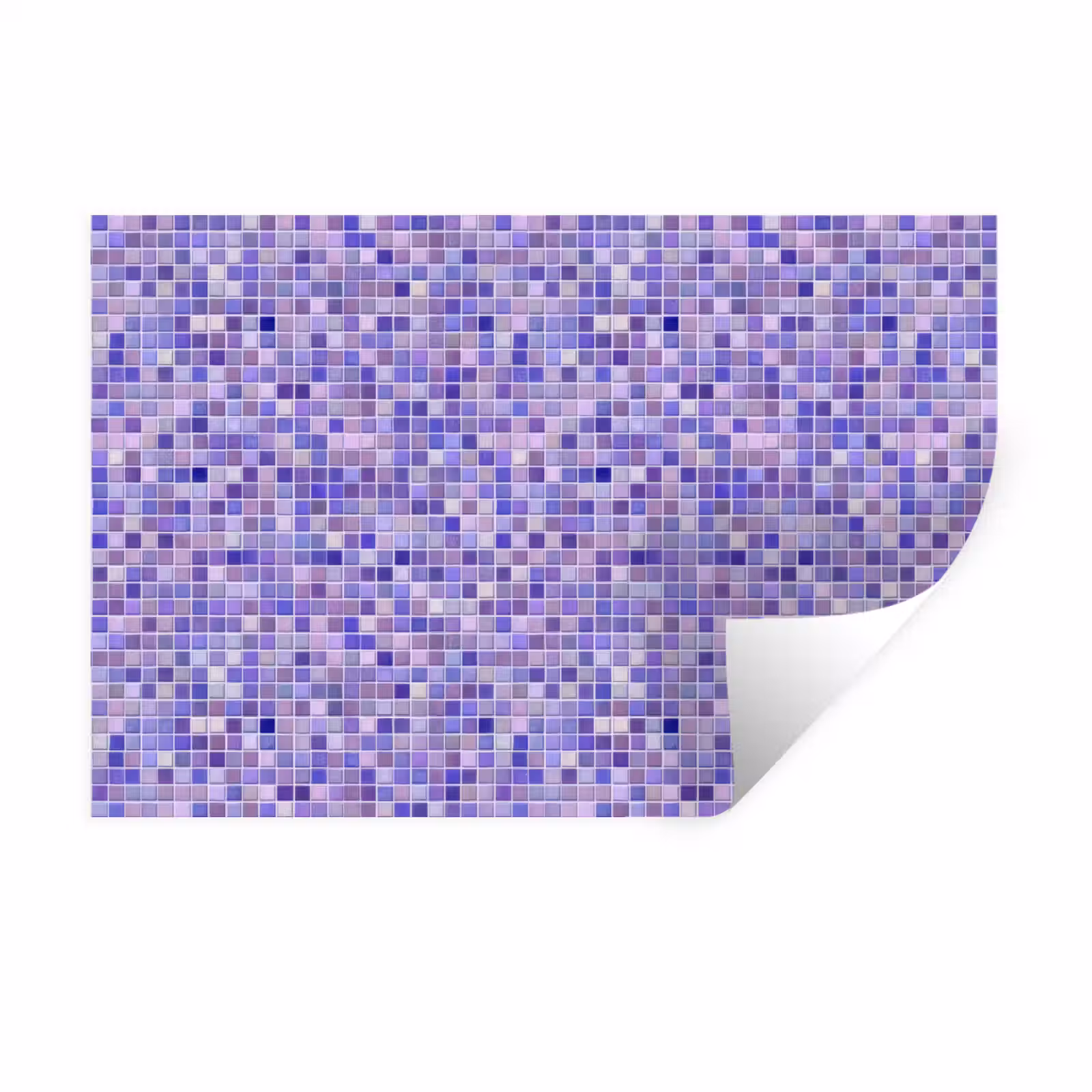 Muursticker - Mozaïek - Tegels - Lila - Amethist — 1