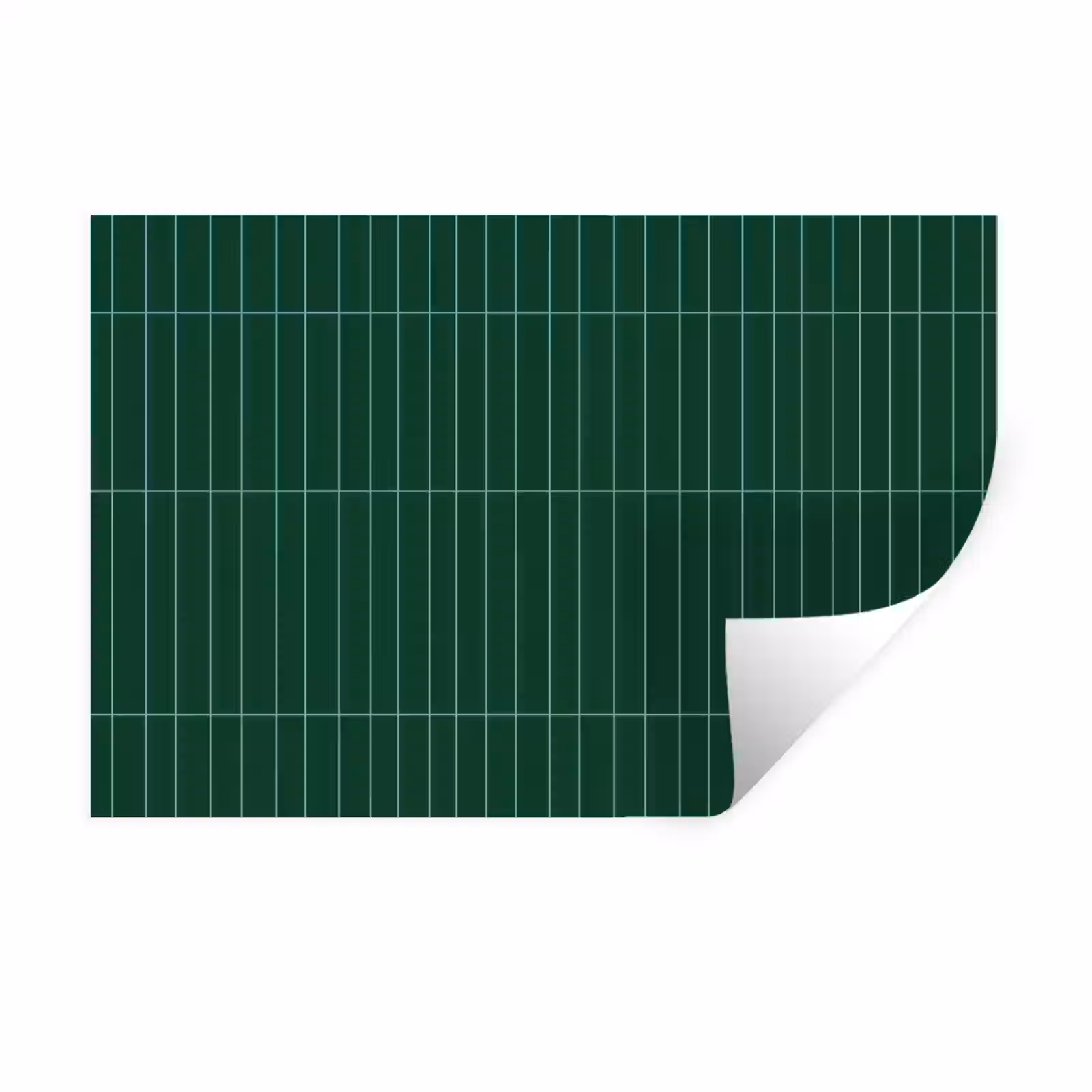 Muursticker - Patroon - Tegels - Donkergroen — 1