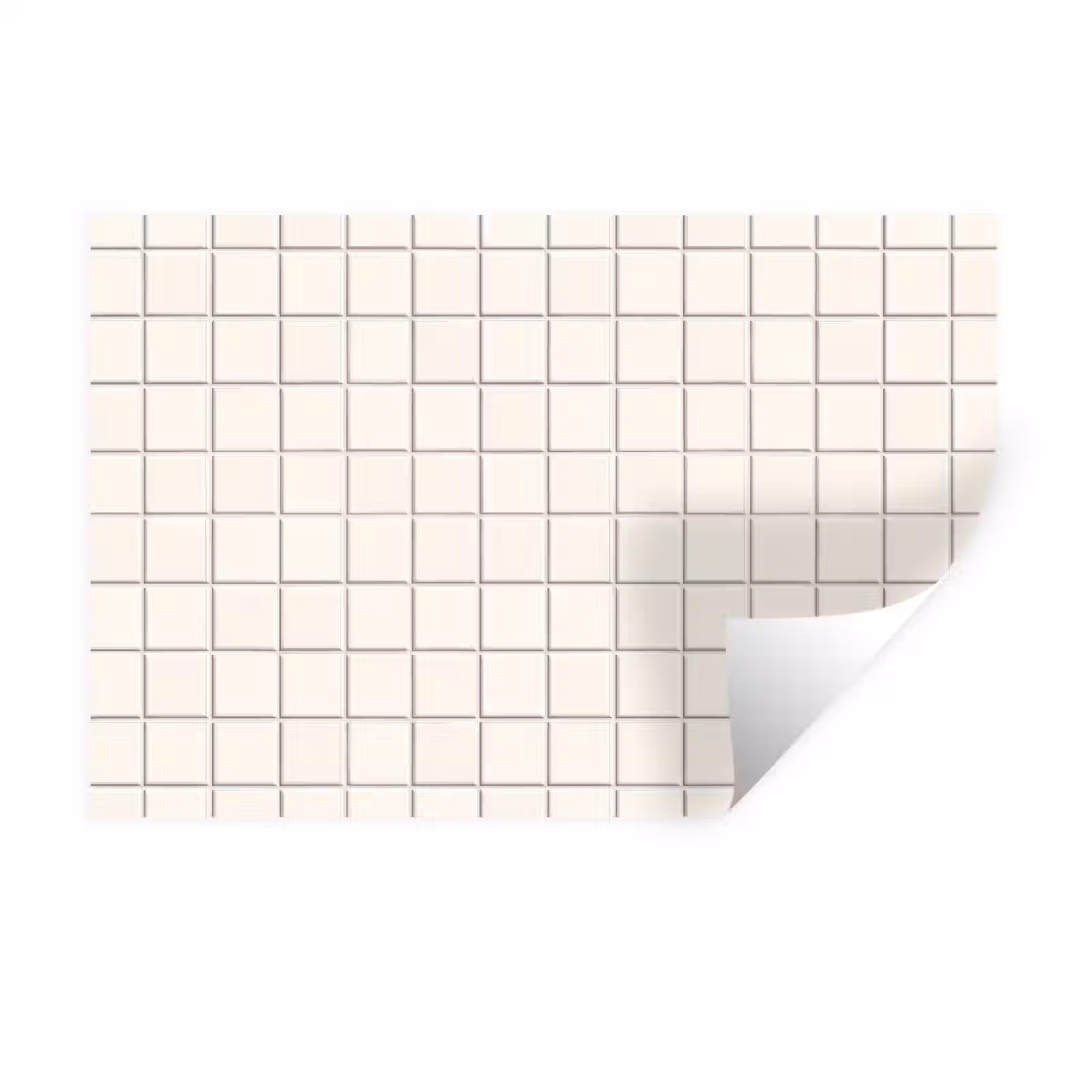 Muursticker - Patroon - Tegels - Wit — 1