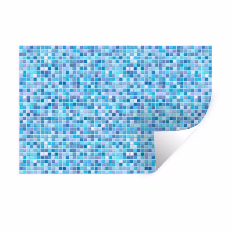 Muursticker - Mozaïek - Patroon - Turquoise — 1