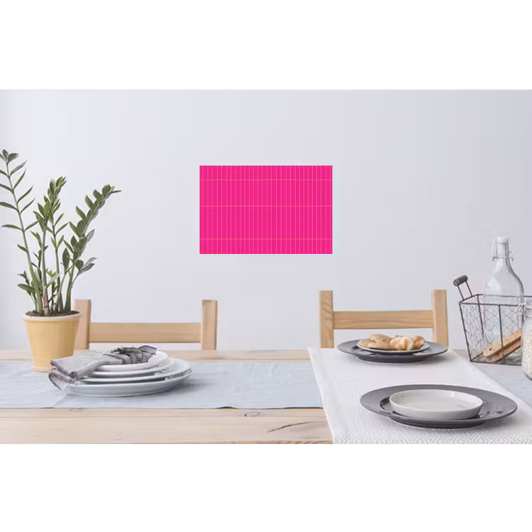 Muursticker - Patroon - Tegel - Magenta - Roze — 3