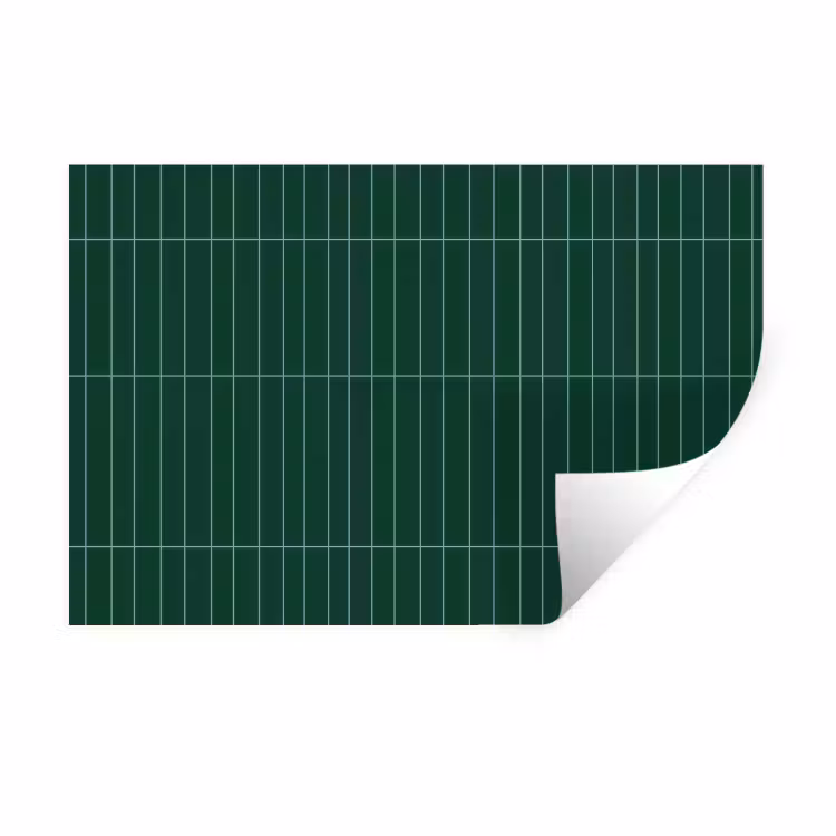 Muursticker - Patroon - Tegels - Donkergroen — 1