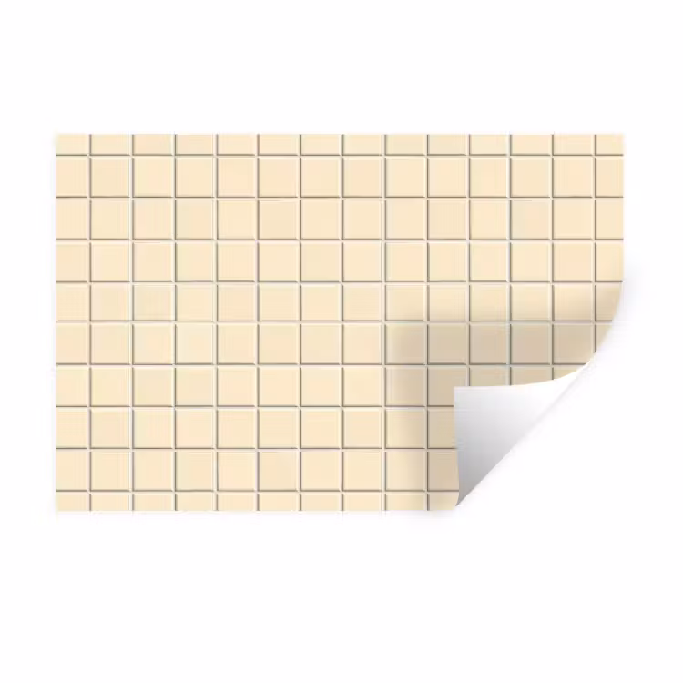 Muursticker - Patroon - Tegels - Gebroken - Wit — 1