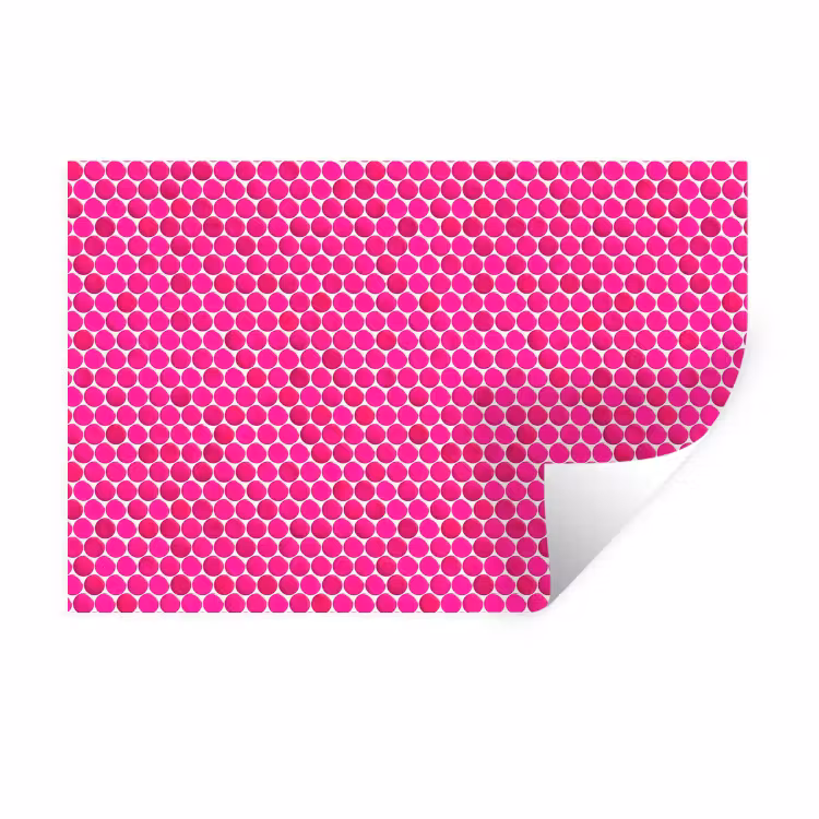 Muursticker - Penny - Mozaïek - Felroze — 1