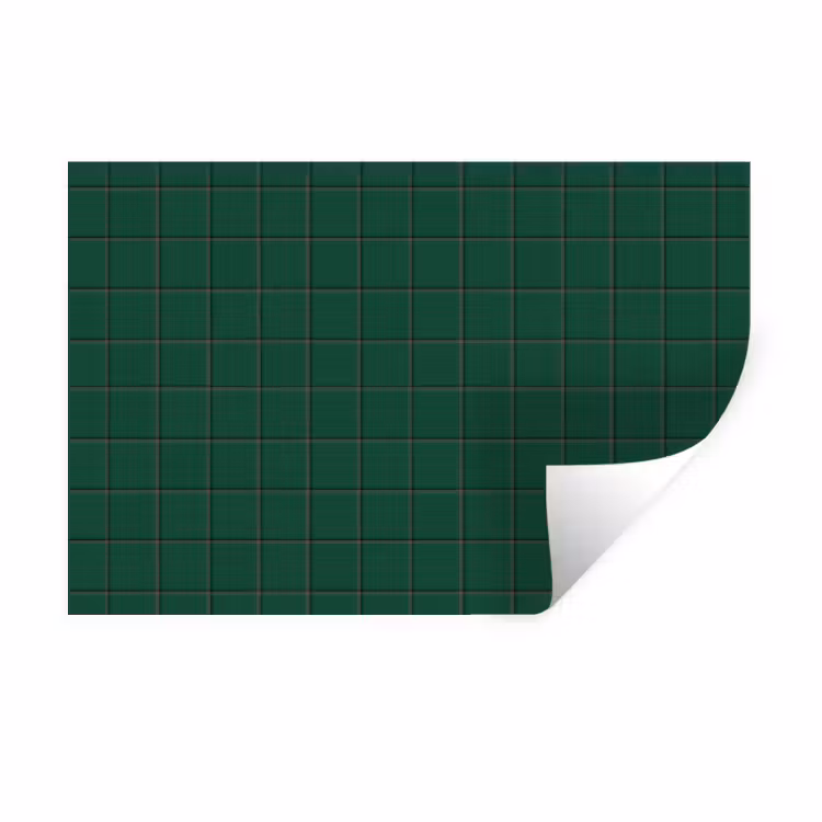 Muursticker - Patroon - Tegels - Dennen - Groen — 1