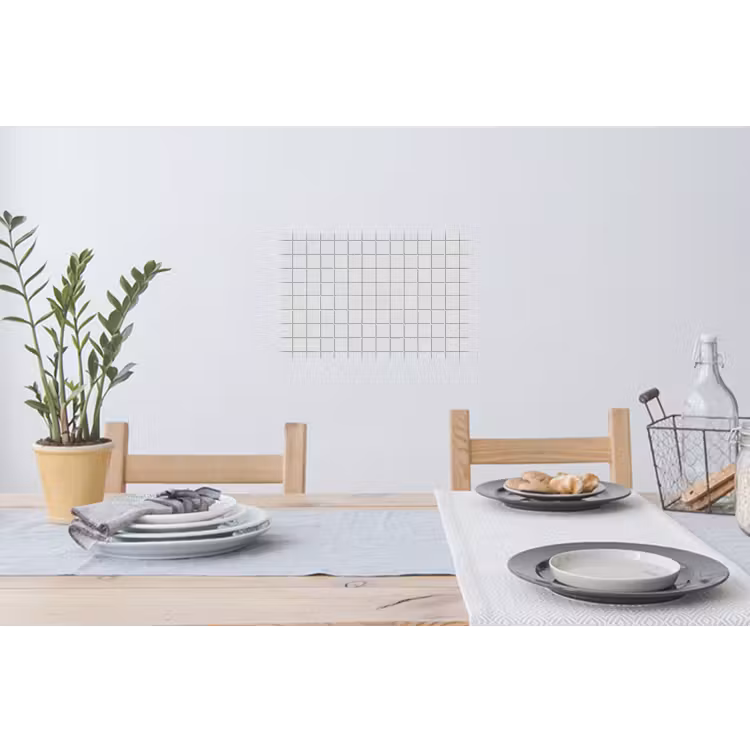 Muursticker - Patroon - Tegels - Grijs - Wit — 3
