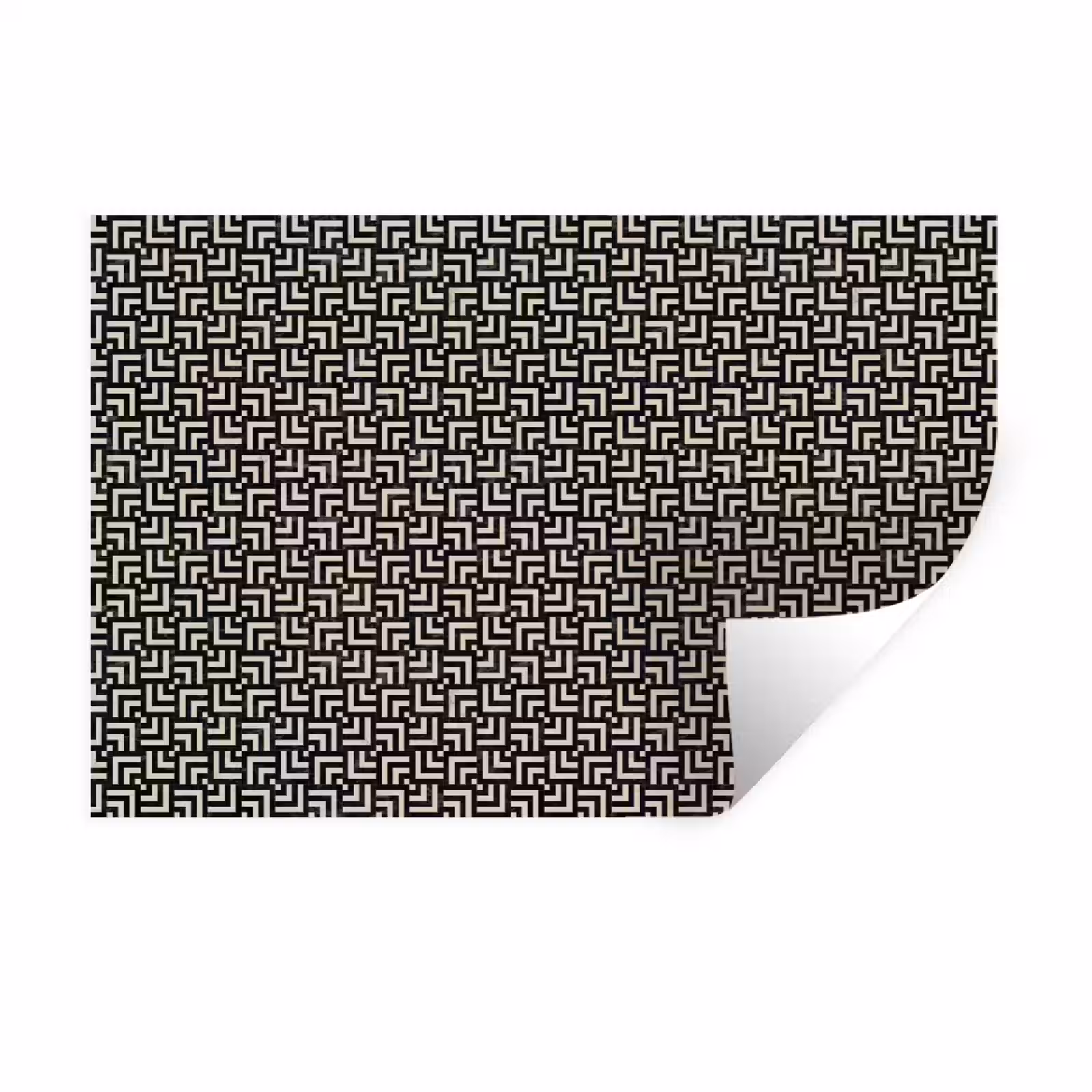 Muursticker - Patroon - Marmer - Zwart — 1