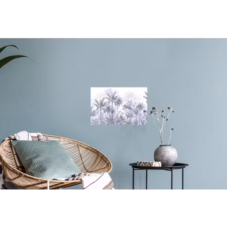 Muursticker - Kat - Tropisch bos - Modern - Grijs — 4