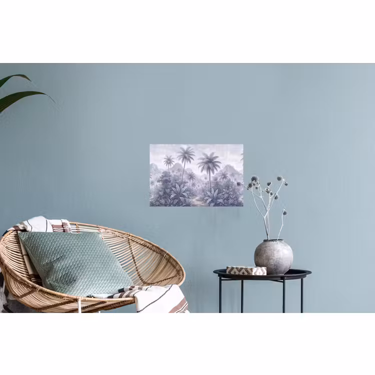 Muursticker - Natuur - Boom - Tropisch - Landschap - Blauw — 4