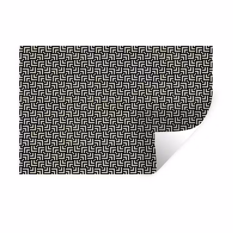 Muursticker - Patroon - Marmer - Zwart — 1