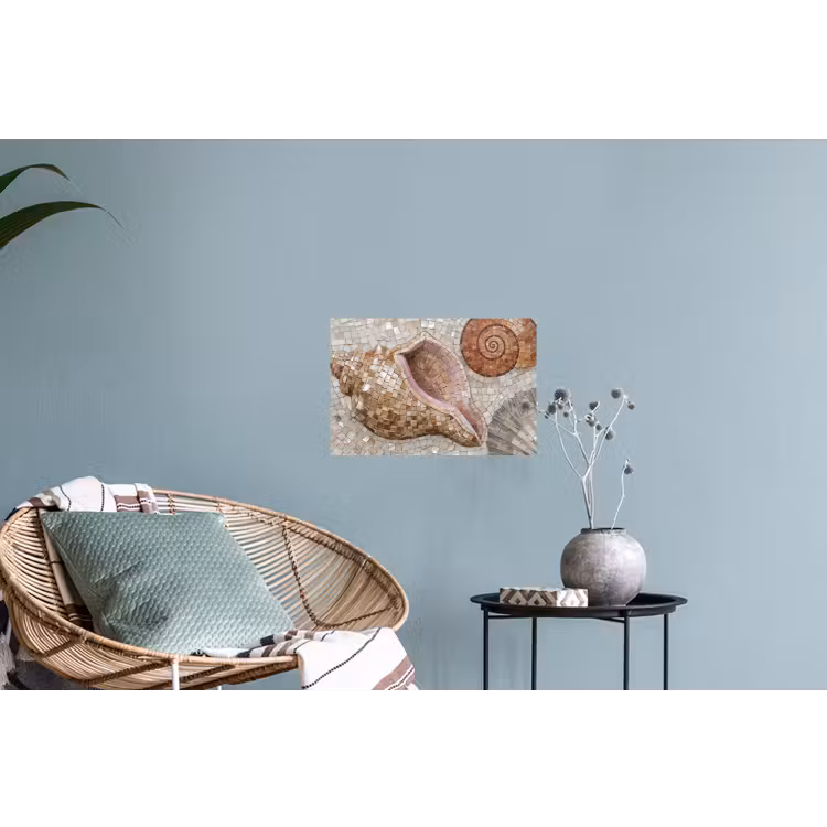 Muursticker - Schelp - Mozaïek - Zee - Beige - Modern — 4