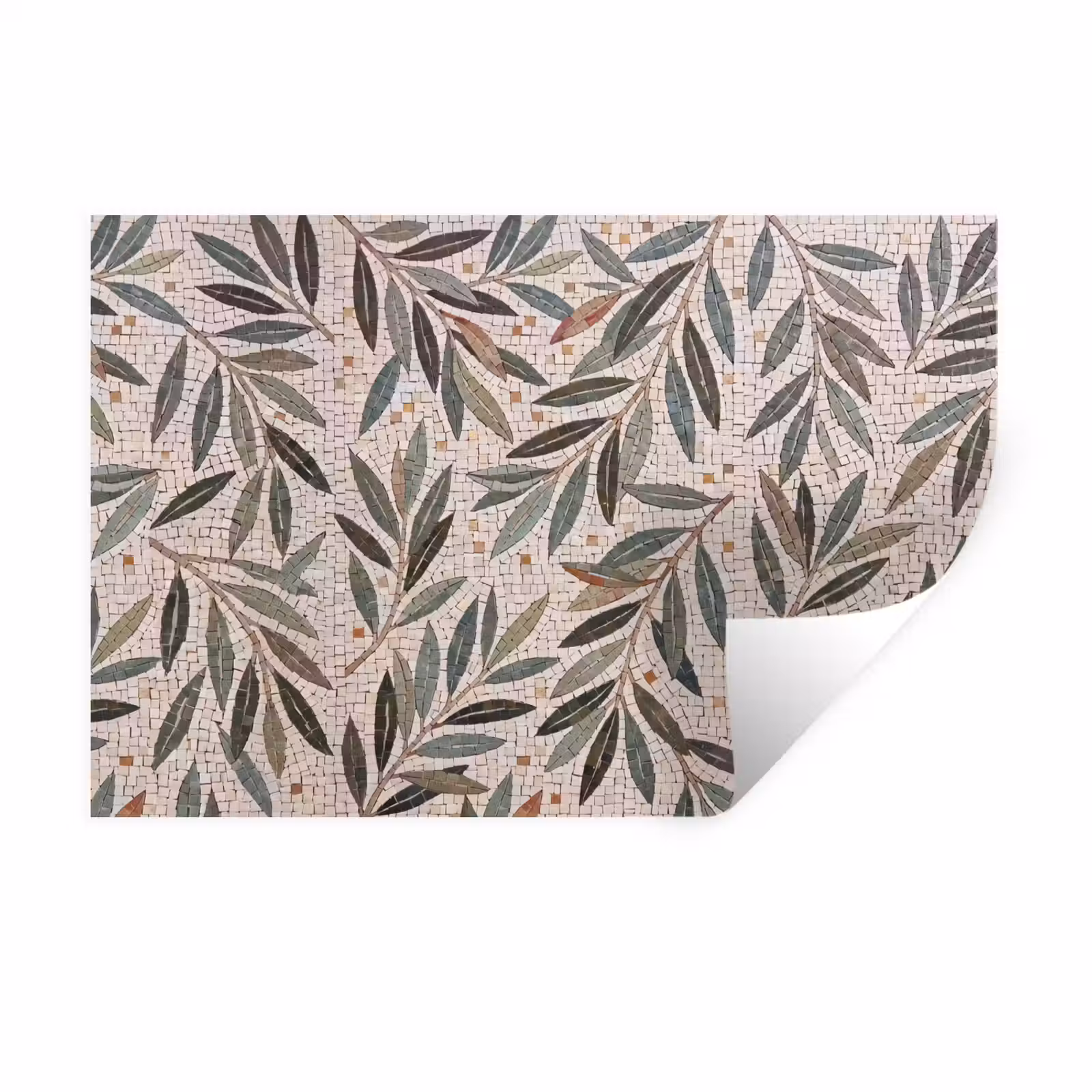 Muursticker - Plant - Blad - Mozaïek - Groen — 1