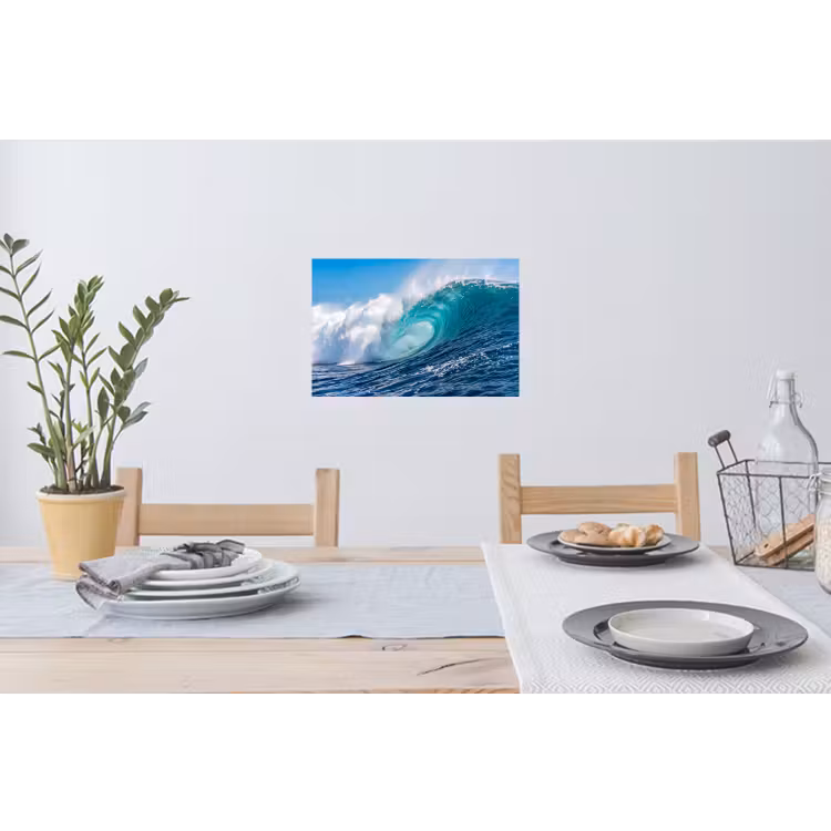 Muursticker - Golf - Oceaan - Water - Dynamisch - Blauw — 3