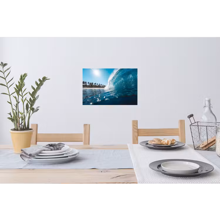 Muursticker - Oceaan - Golf - Strand - Natuur - Blauw — 3