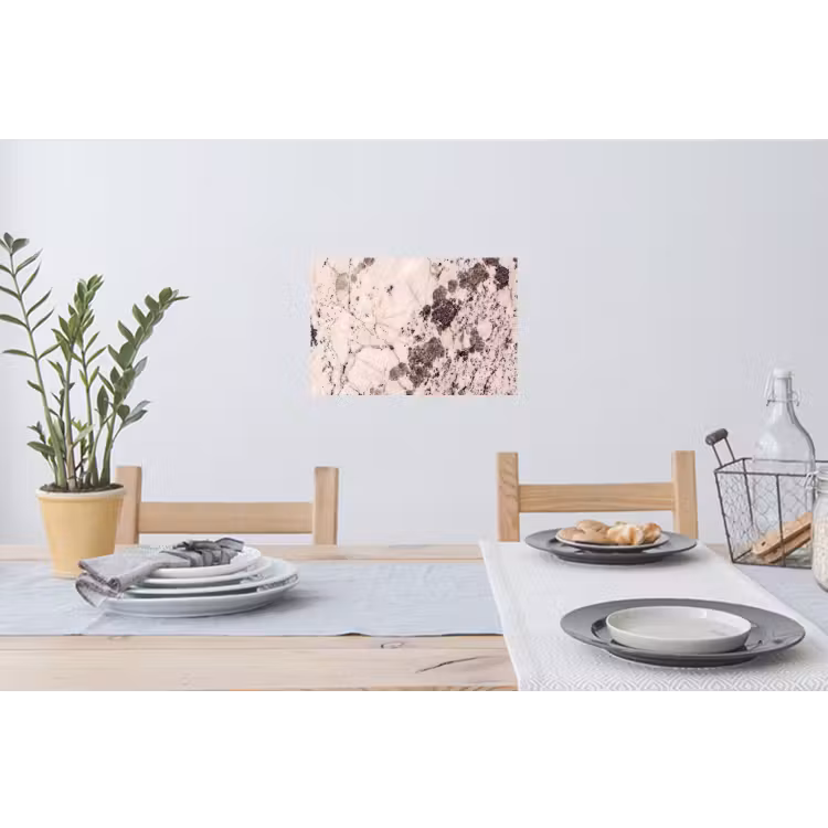 Muursticker - Natuursteen - Patroon - Abstract - Beige - Grijs — 3