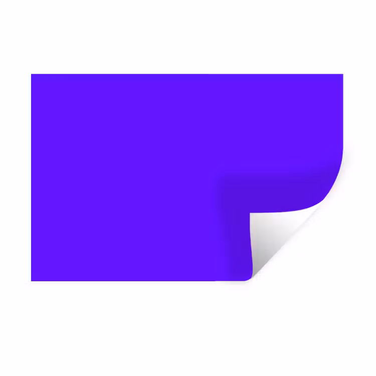 Muursticker - Electric - Indigo - Paars — 1