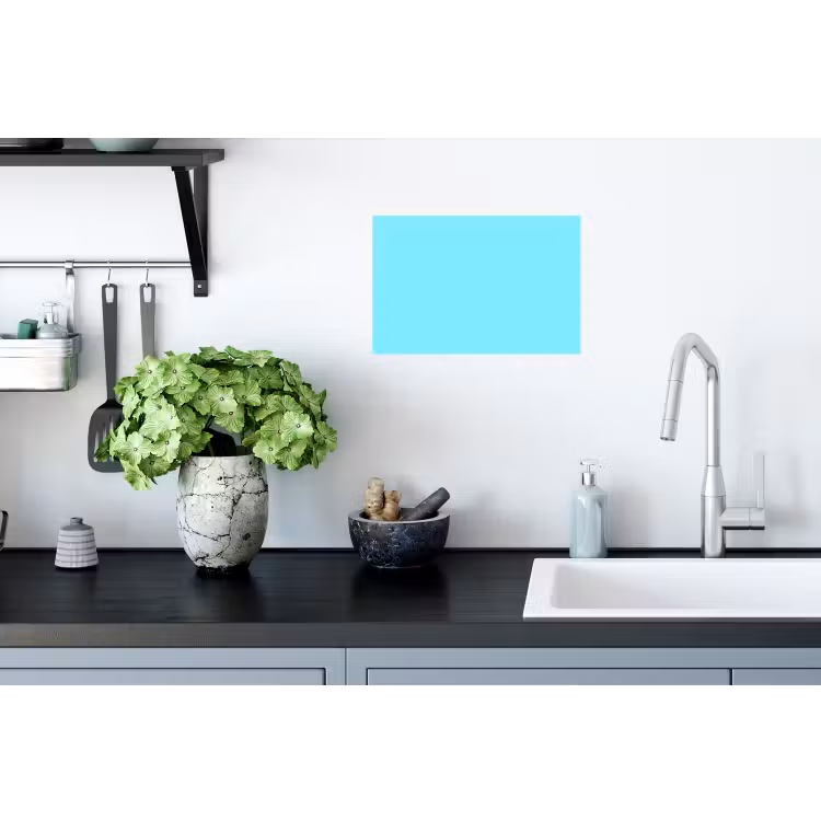 Muursticker - Electric - Cyan - Blauw — 2
