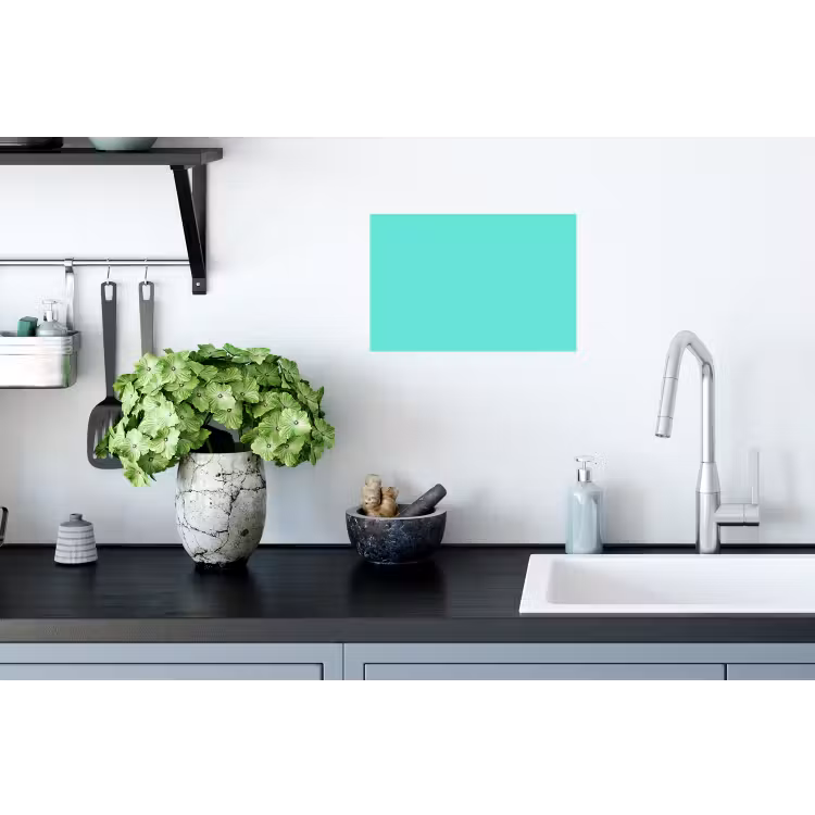Muursticker - Electric - Cyan - Turkoois — 2