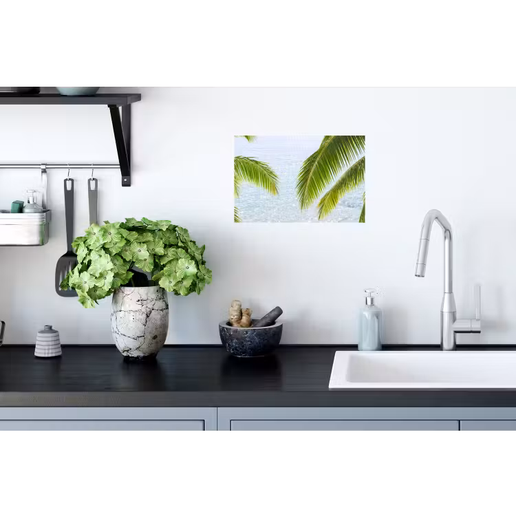 Muursticker - Boom - Bladeren - Water - Tropisch - Groen — 2