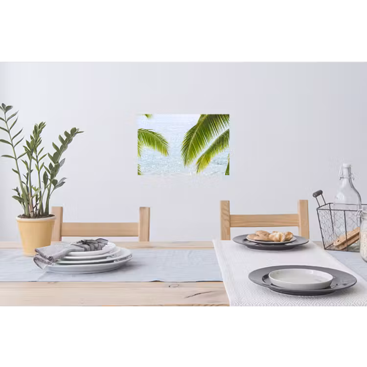 Muursticker - Boom - Bladeren - Water - Tropisch - Groen — 3