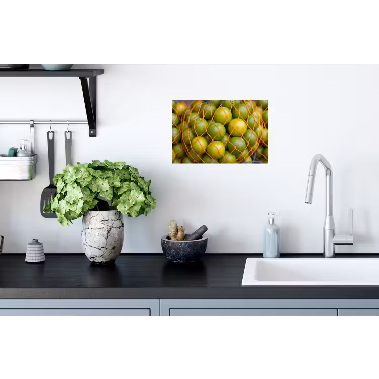 Muursticker - Eten - Net - Groen - Markt — 2