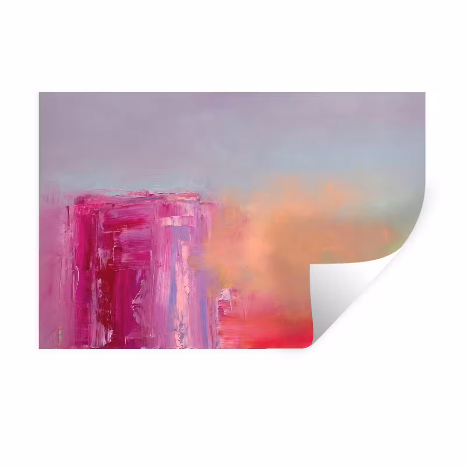 Muursticker - Abstract - Kleuren - Modern - Roze — 1