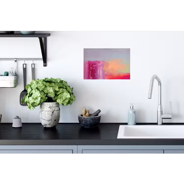 Muursticker - Abstract - Kleuren - Modern - Roze — 2