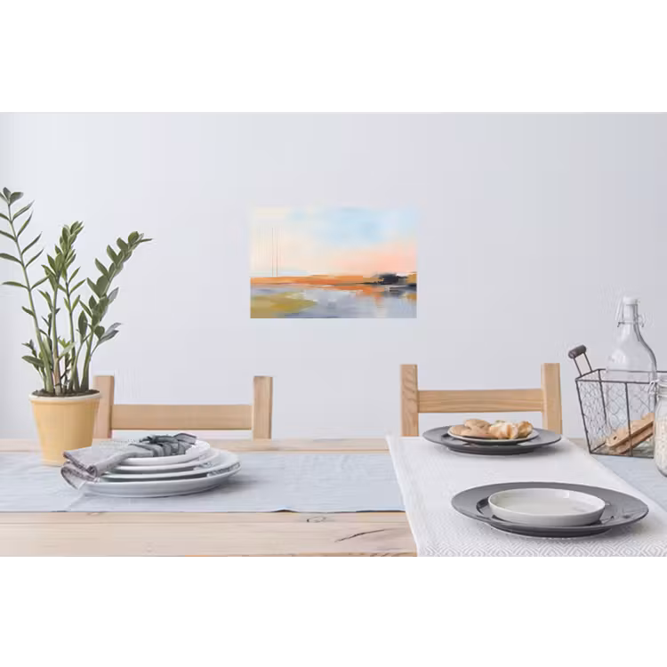 Muursticker - Abstract - Landschap - Horizon - Modern - Kleurrijk — 3