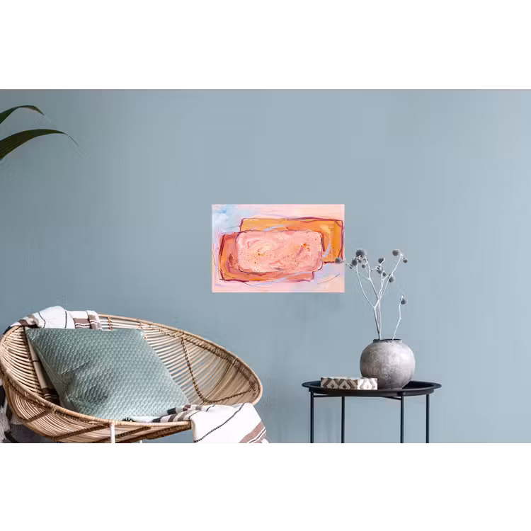 Muursticker - Abstract - Vormen - Modern - Roze — 4