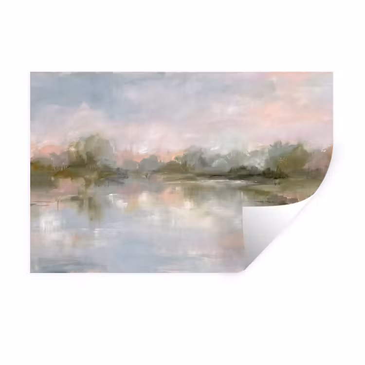 Muursticker - Natuur - Landschap - Abstract - Water - Groen — 1