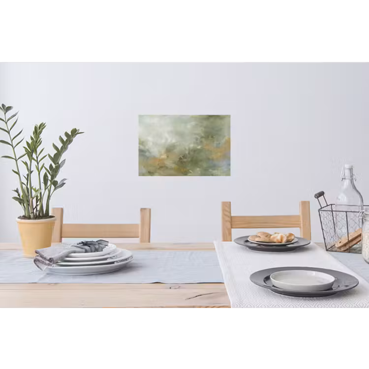 Muursticker - Abstract - Groen - Beige - Modern - Kunst — 3