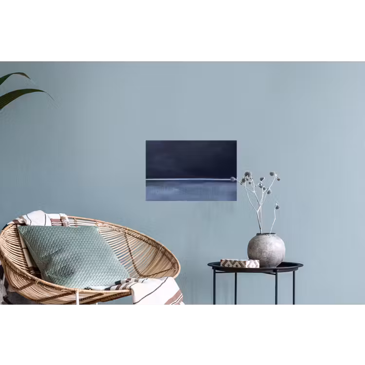 Muursticker - Abstract - Horizontale lijn - Minimalistisch - Donkerblauw - Kunst — 4