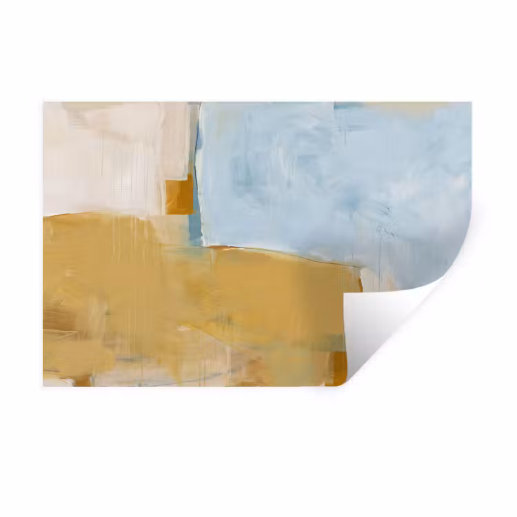 Muursticker - Abstract - Kleuren - Kunst - Modern - Blauw — 1