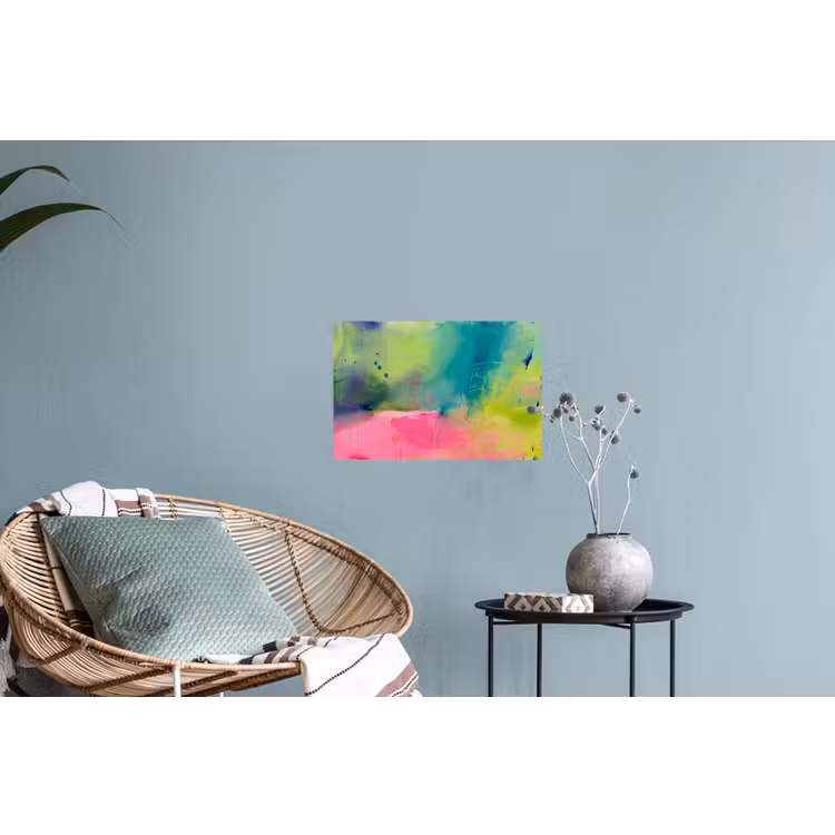 Muursticker - Abstract - Kleuren - Modern - Groen - Roze — 4