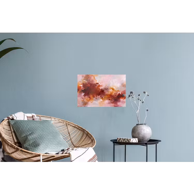 Muursticker - Abstract - Kleurrijk - Kunst - Modern - Roze-Rood — 4