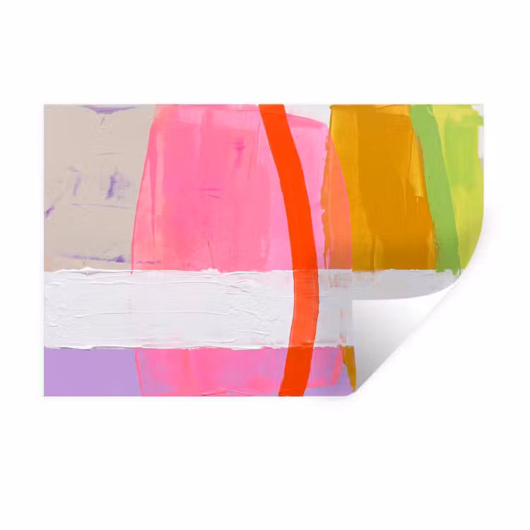 Muursticker - Abstract - Kleurrijk - Vormen - Modern - Kunst — 1