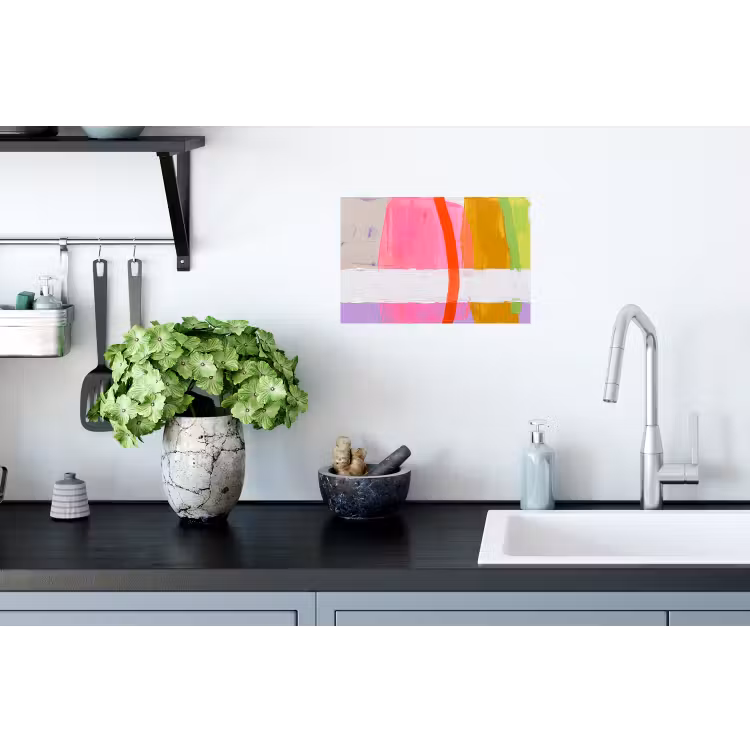 Muursticker - Abstract - Kleurrijk - Vormen - Modern - Kunst — 2