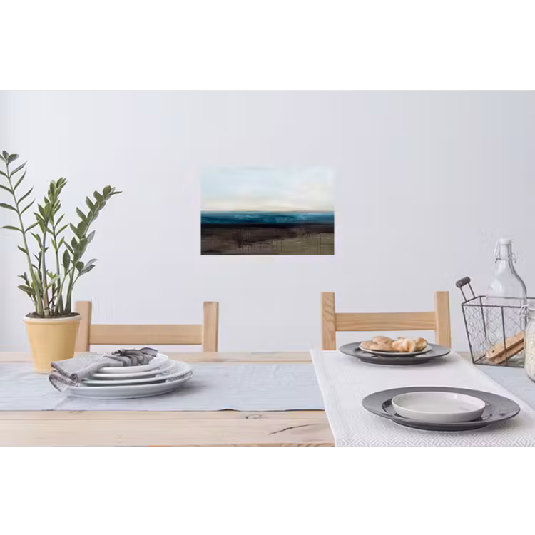 Muursticker - Abstract - Landschap - Horizon - Blauw - Modern — 3