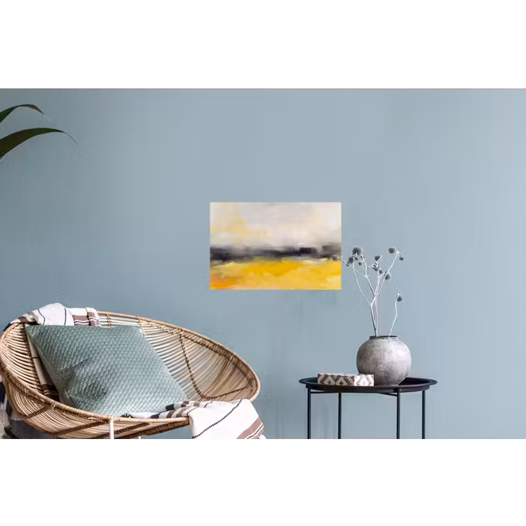 Muursticker - Abstract - Landschap - Modern - Geel — 4