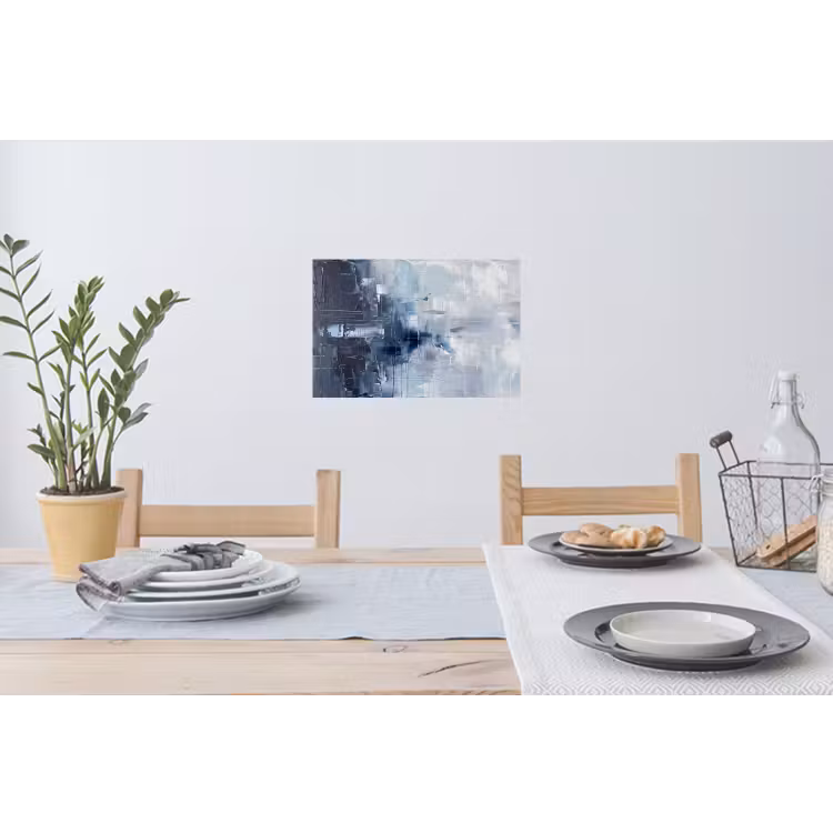 Muursticker - Abstract - Textuur - Kunst - Modern - Blauw — 3